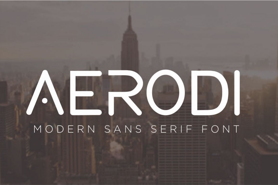 AERODI - Modern Sans Serif example image 1