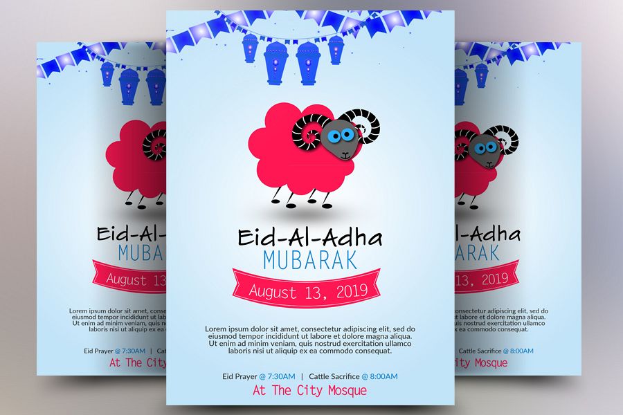 Eid al Adha Flyer example image 1