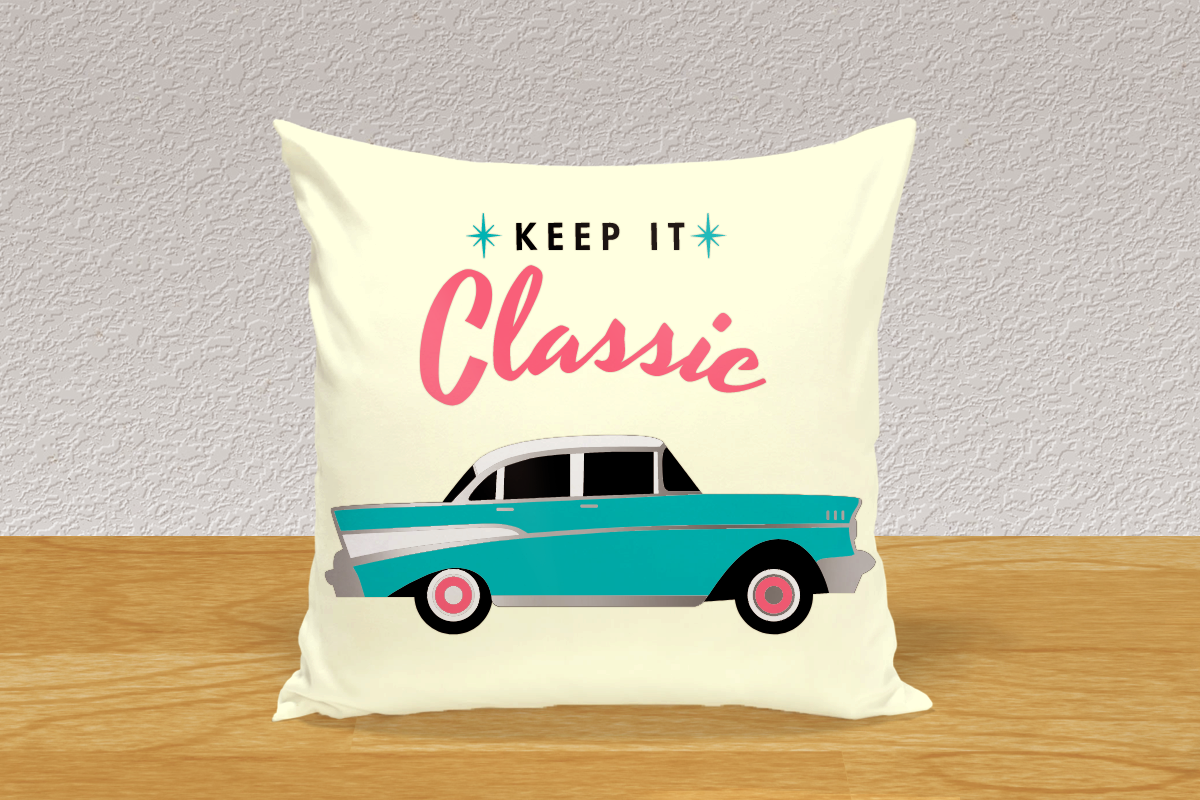 Download 1950s Classic Car Svg Design