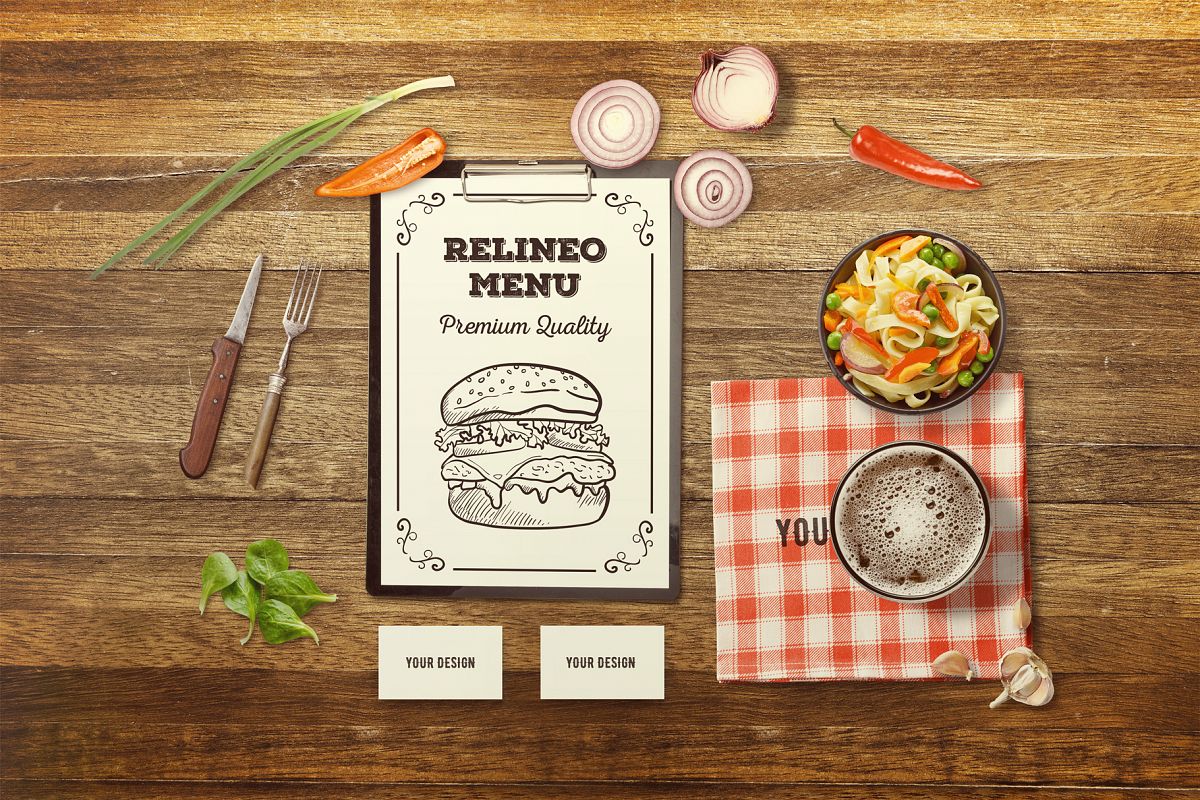 Restaurant Branding Mock-up #10 example image 1