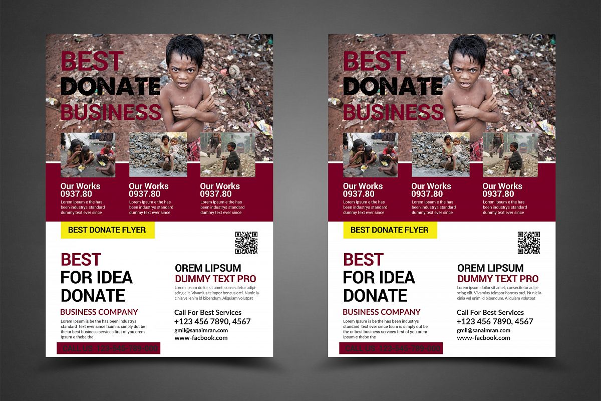 Charity Fundraisers Flyer example image 1