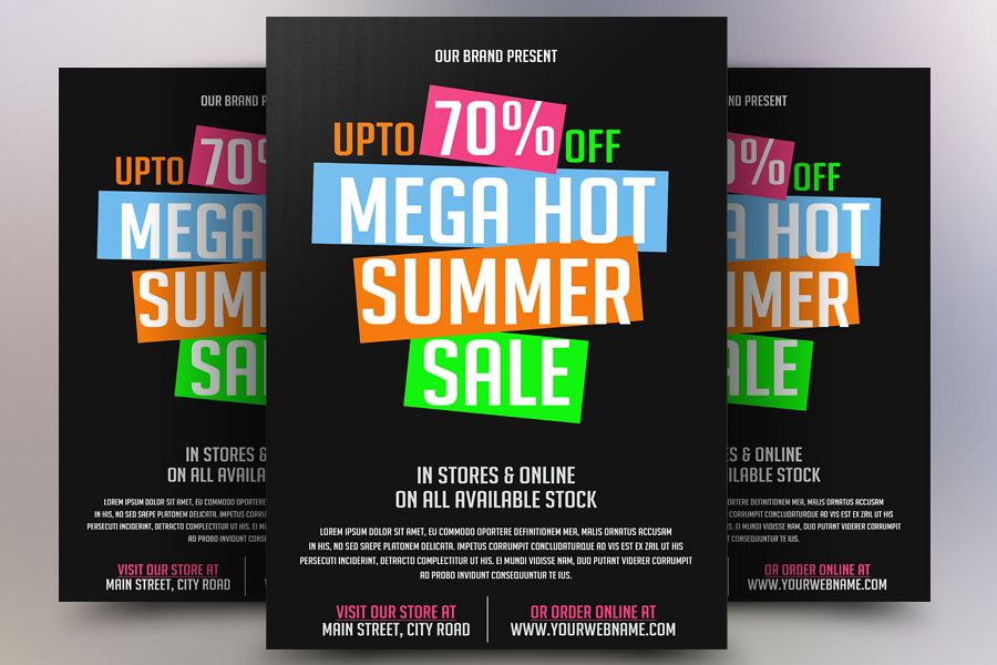 Mega Hot Sale Flyer example image 1