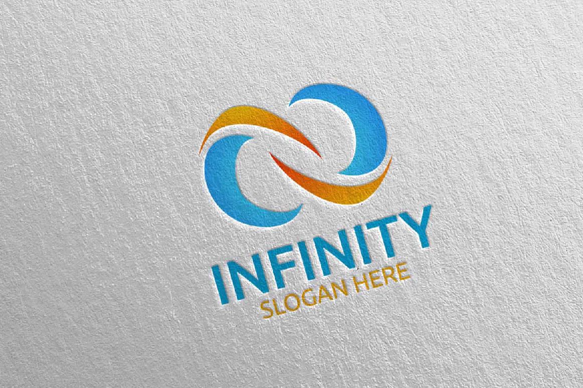 Infinity loop logo Design 26 example image 1