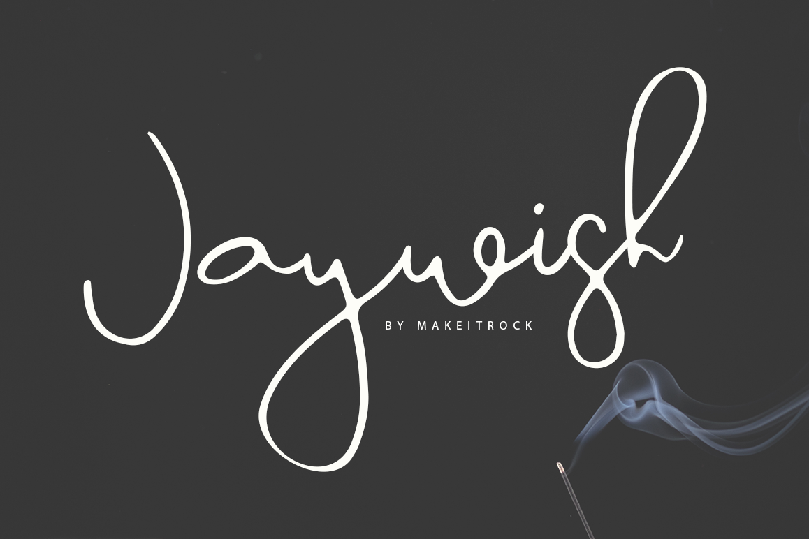 Jaywish | A classy script example image 1