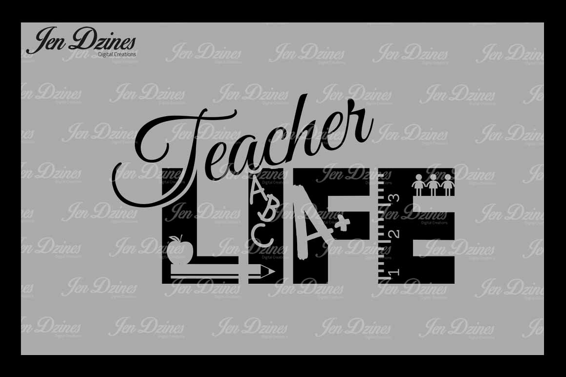 Download Teacher life SVG DXF EPS PNG