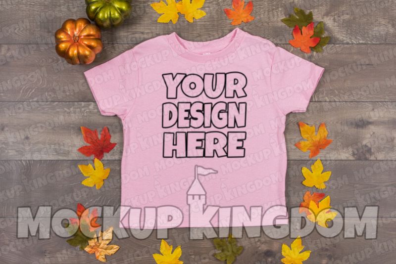 Kids Shirt Mockup, Toddler Shirt Mockup, Youth Shirt Mockup example image 1