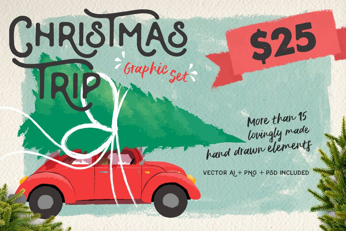 Christmas Trip: A graphic set example image 1
