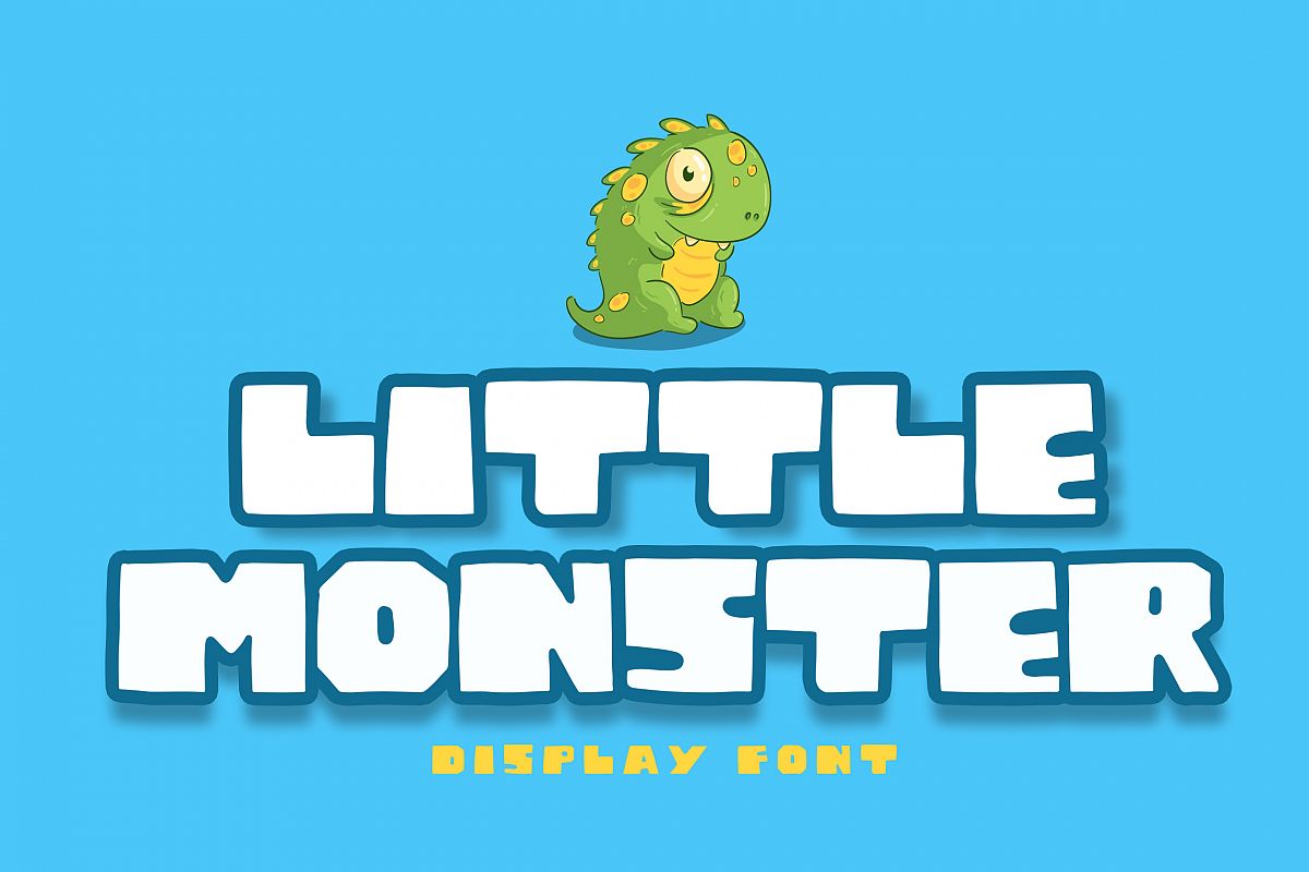 Little Monster Display Font example image 1