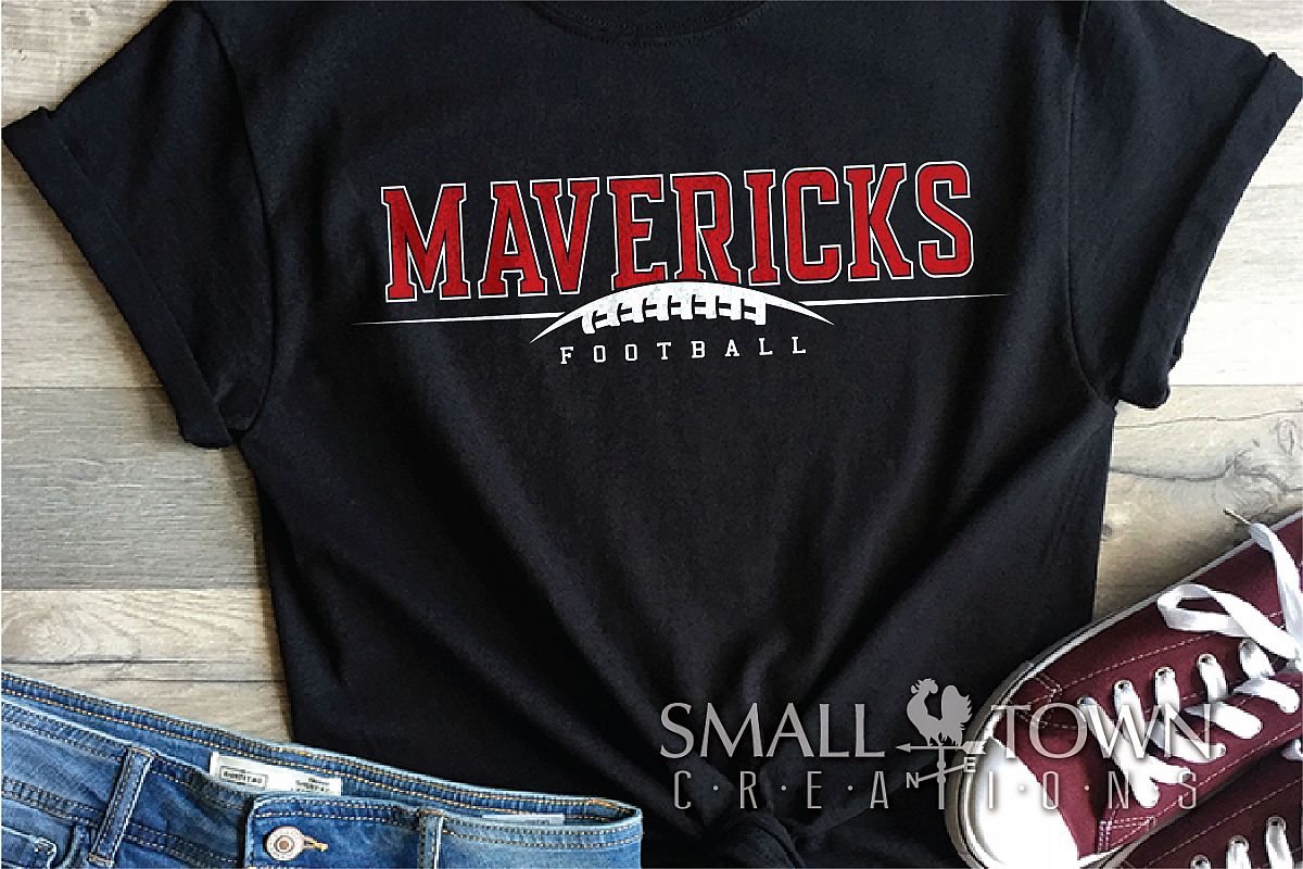 Maverick Football, Football Team, Sport, PRINT, CUT & DESIGN example image 1