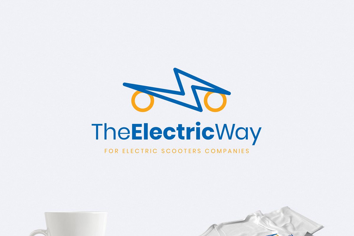 Electric Scooters Logo Template example image 1