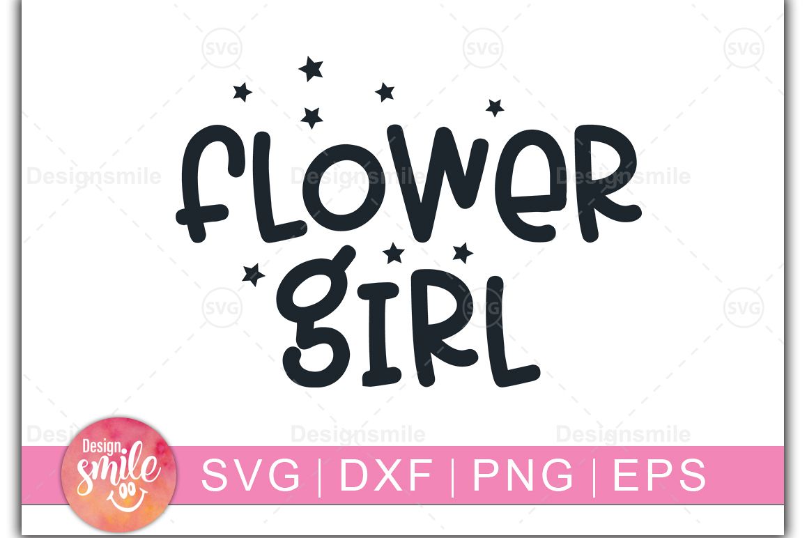 Flower Girl SVG | wedding svg |Engagement svg example image 1