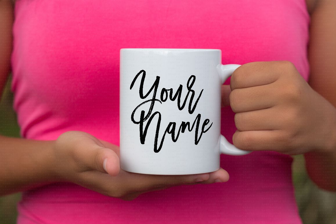 Hands Holding Mug Mockup #5 example image 1