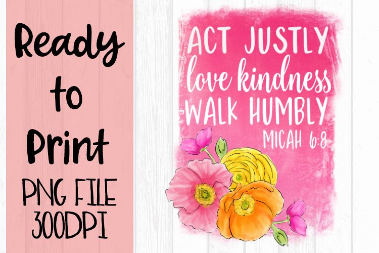 Act Justly Ready to Print example image 1