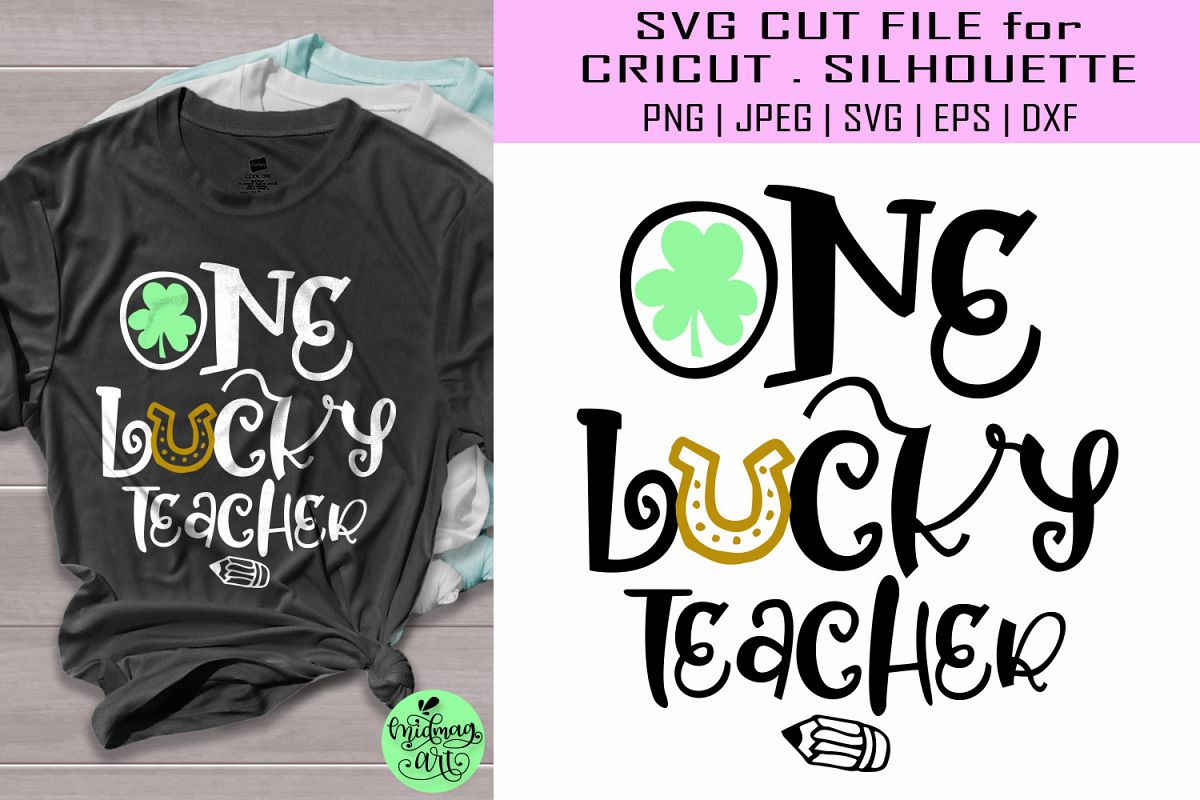 Download One lucky teacher svg, st patricks day svg