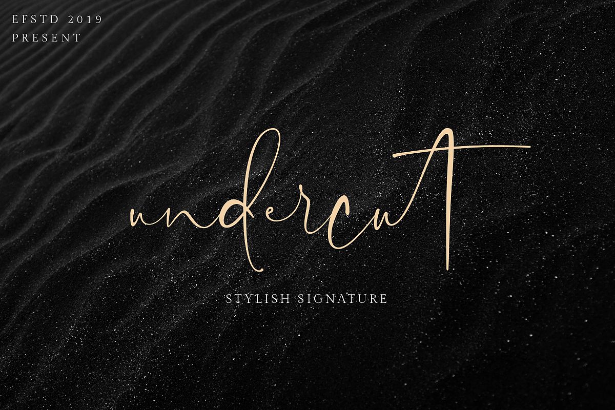 Undercut | Stylish Signature example image 1