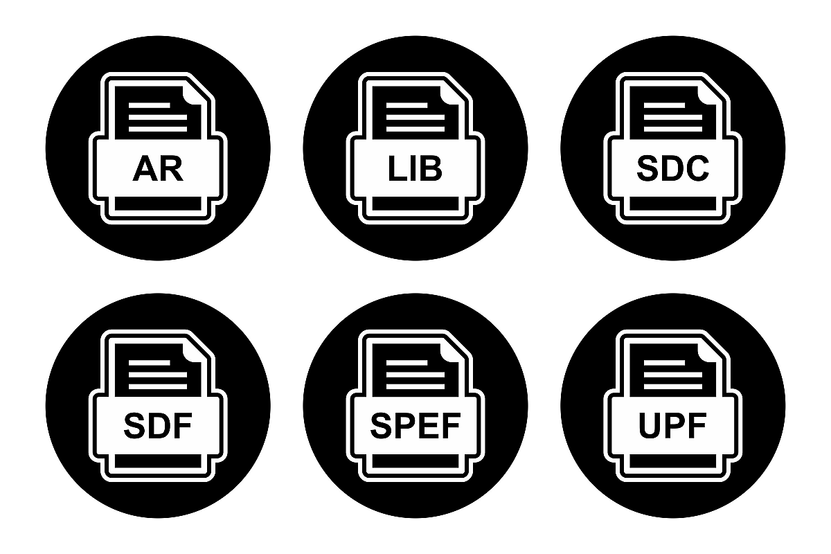 Set Of File Formats Icons example image 1