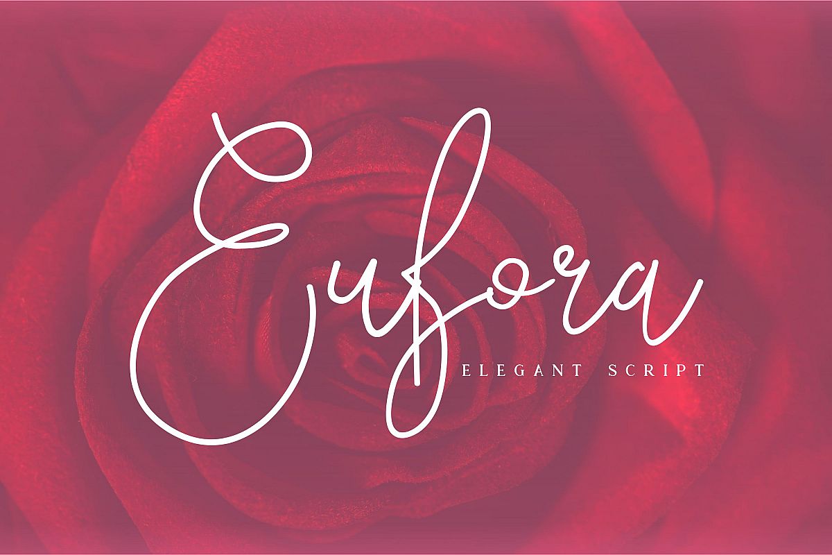 Eufora Elegant Script example image 1