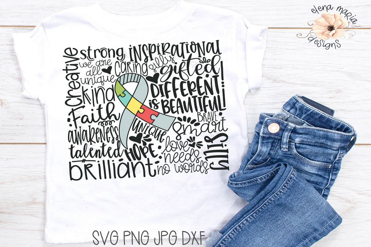 Autism Svg | Awareness Svg Jpg Png Cricut Cut Files example image 1
