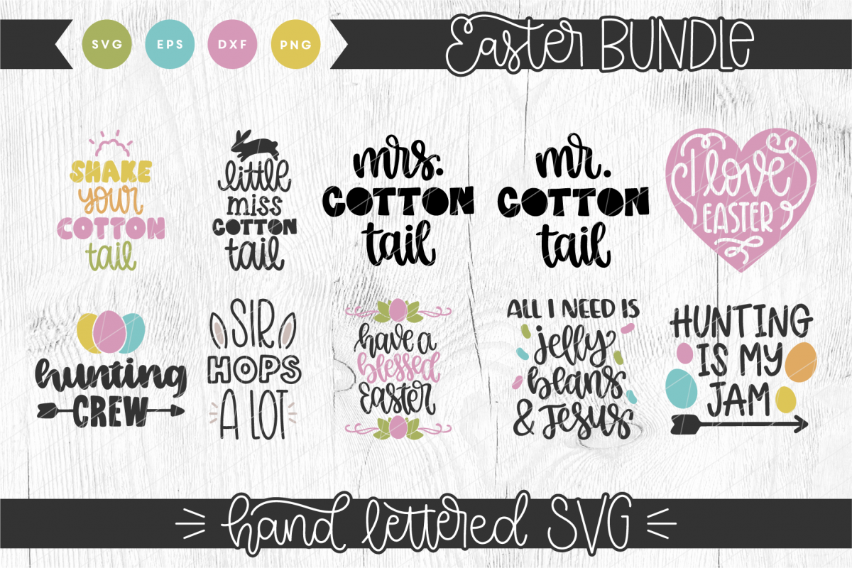 Hand Lettered Easter Bundle example image 1