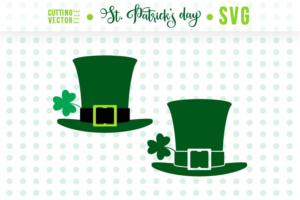 Download Two Leprechaun Hats SVG - St. Patrick's Day Vector (220787 ...