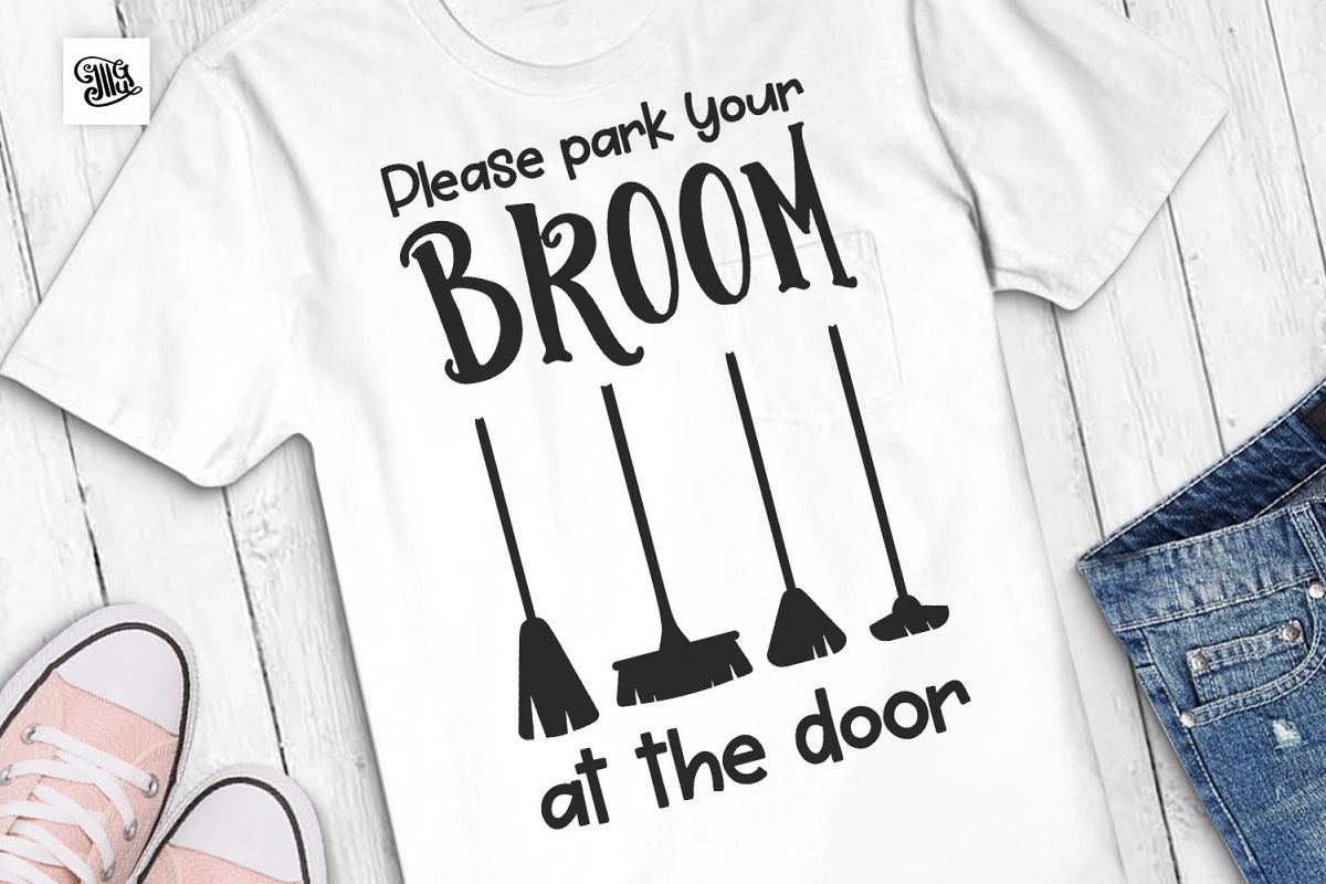 Please park your broom at the door example image 1