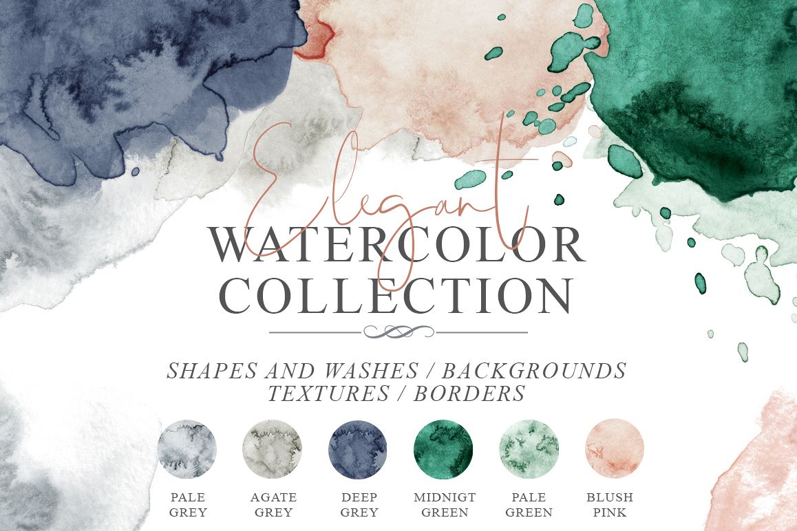 Elegant Watercolor Backgrounds example image 1