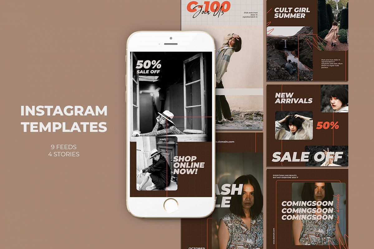 Fashion Instagram Templates example image 1