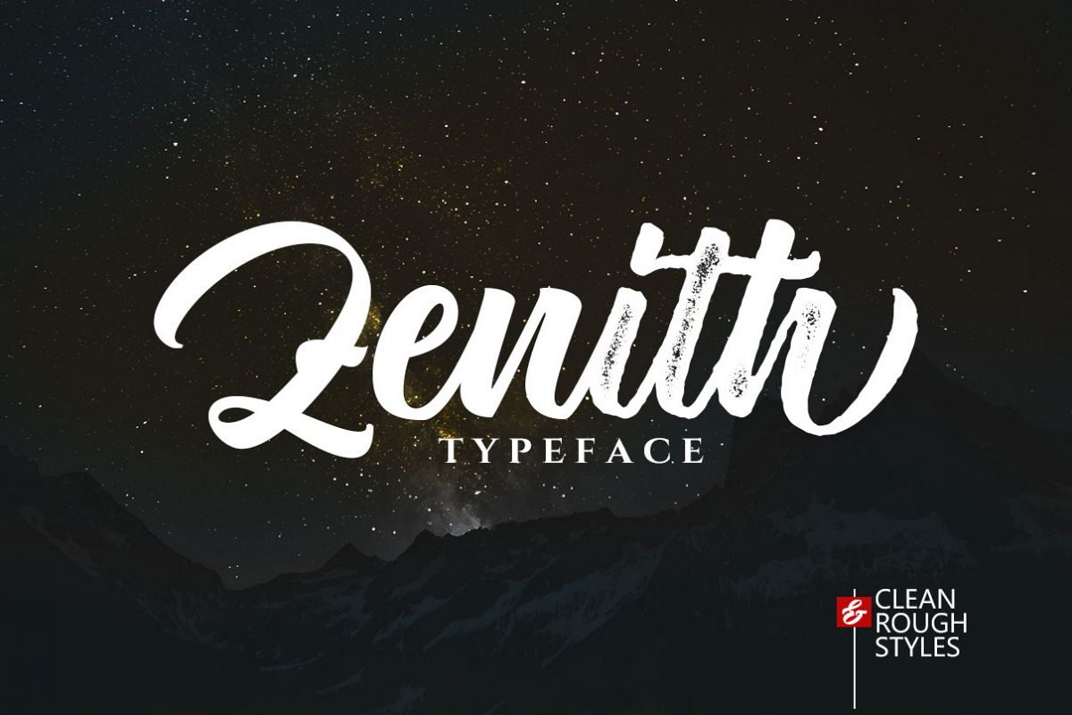 Free Zenith Script Script Fonts