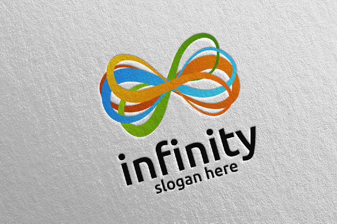 Infinity loop logo Design 27 example image 1