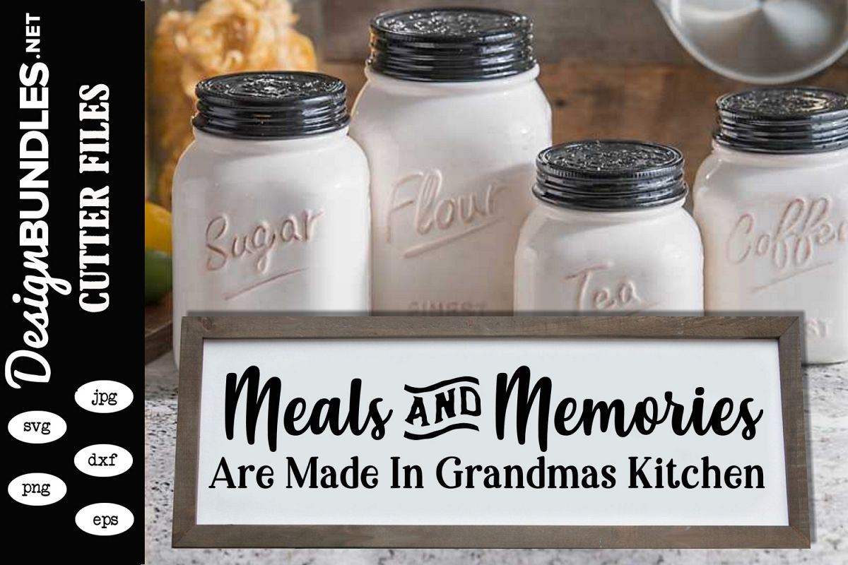 Meals and Memories SVG example image 1