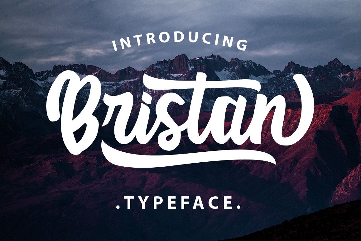 Bristan Typeface example image 1