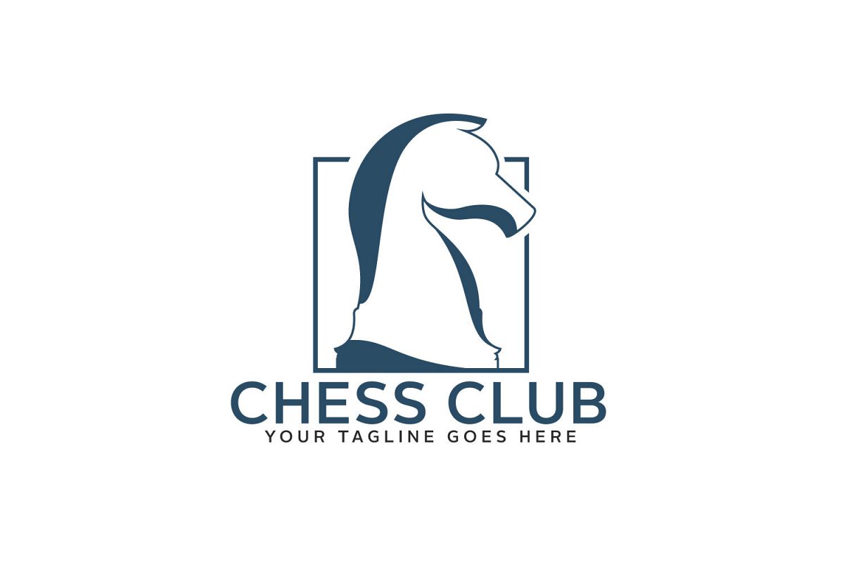 Chess Logo For Club Or School Sports And Tournaments Logo