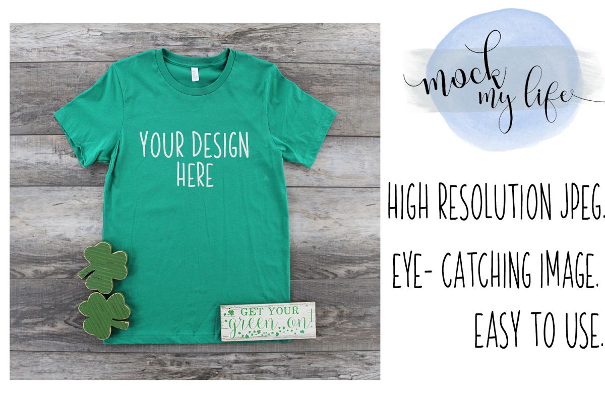 Bella Canvas Mockup / Plain Shirt Mock up example image 1