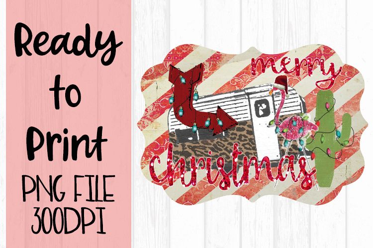 Junky Retro Christmas Ready to Print example image 1