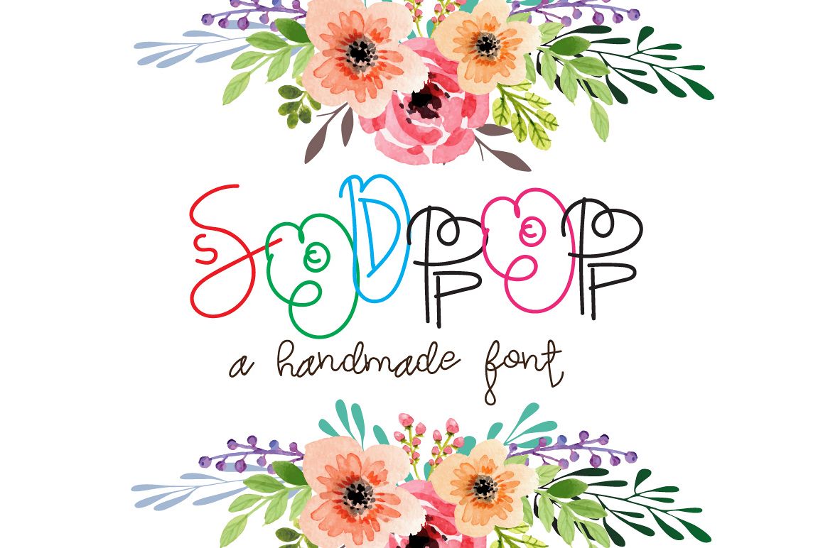 Sodpop - A decorative font example image 1