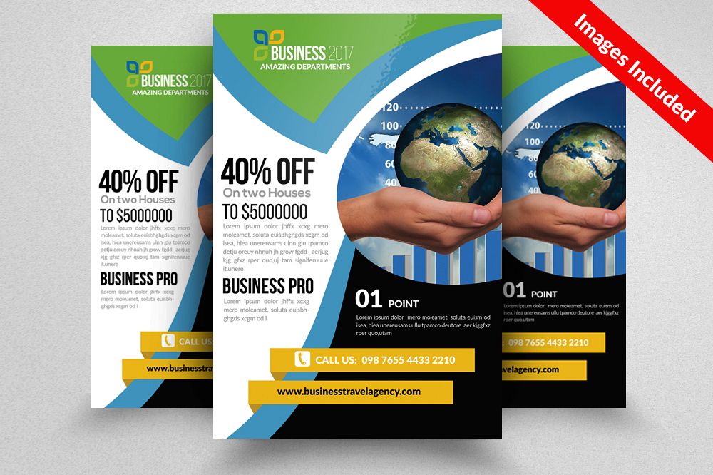 Global Business Flyer Template example image 1
