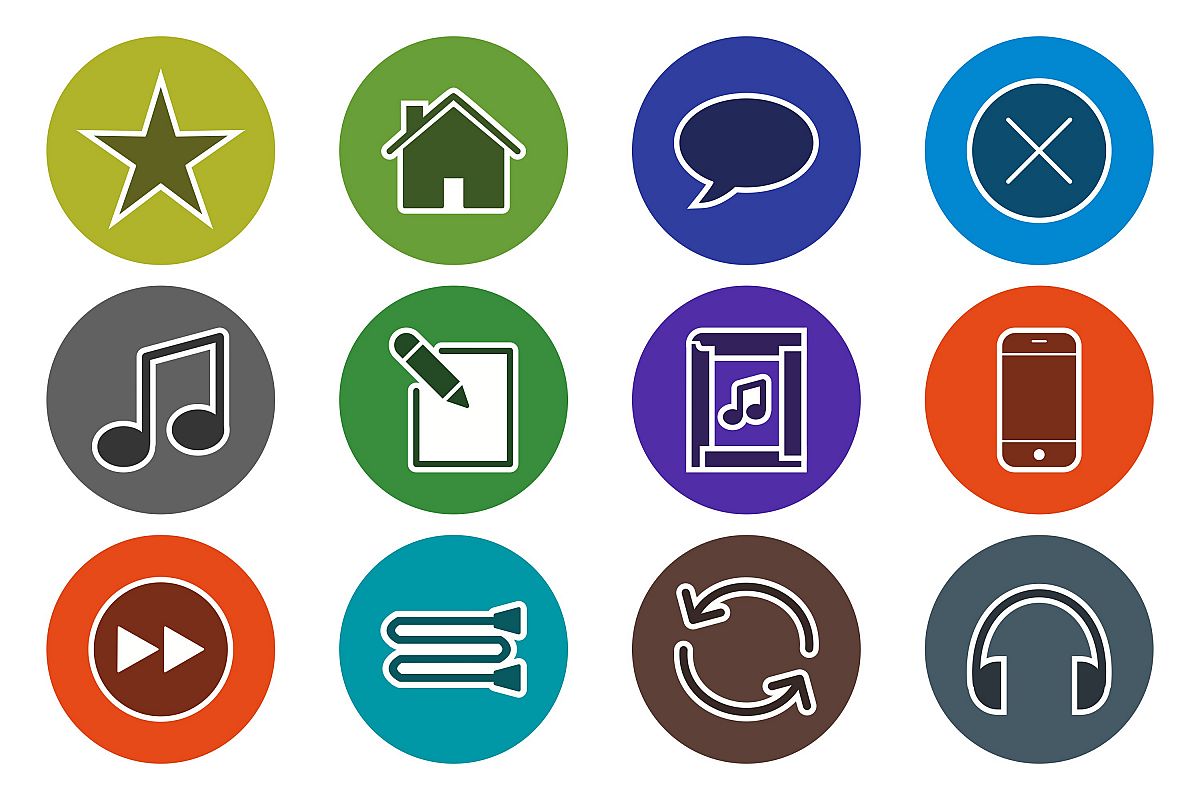 Set Of Multimedia Icons example image 1