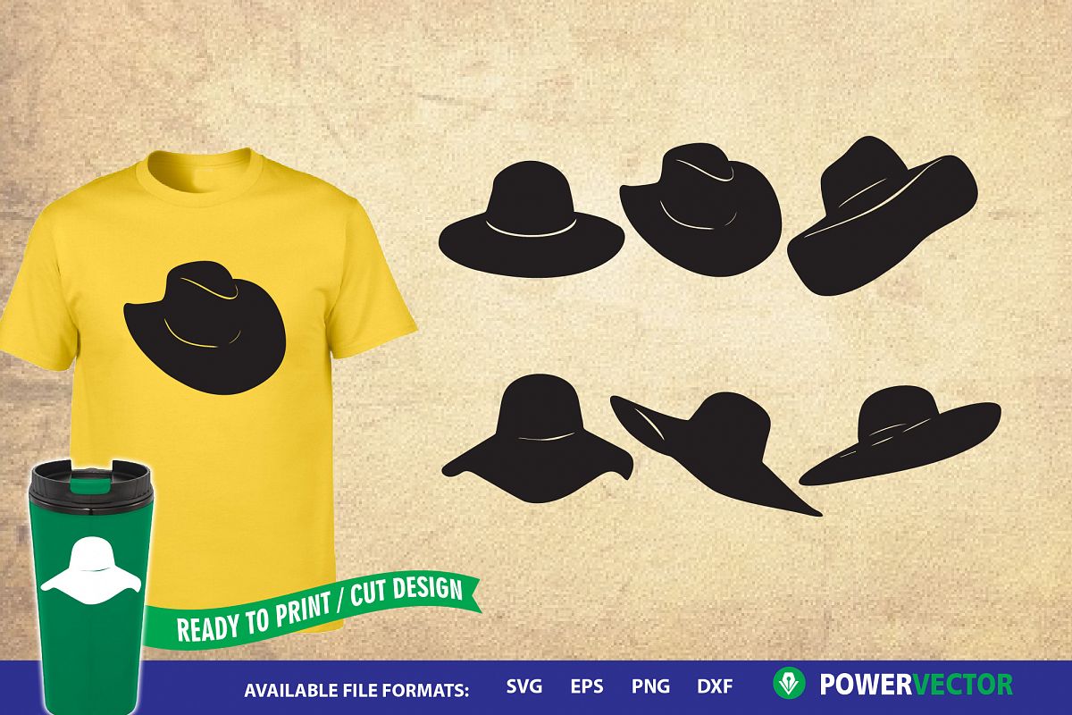 Download Lady Hats - SVG Files for Silhouette & Cricut (198630) | SVGs | Design Bundles