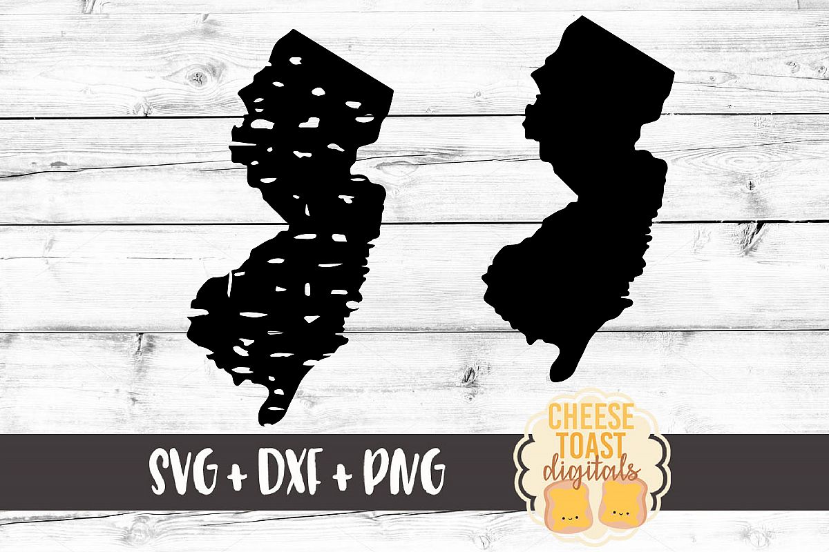 Download New Jersey - Distressed SVG - State SVG (79580) | SVGs ...
