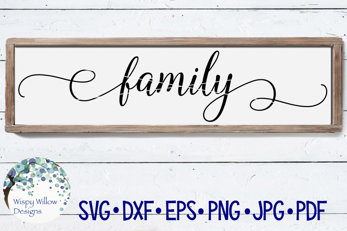 Download Family | Wood Sign SVG Cut File (138772) | SVGs | Design Bundles