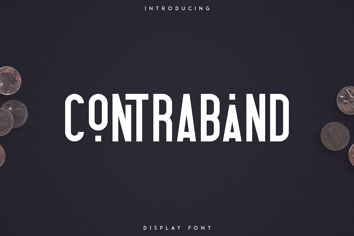 Contraband - Display font example image 1