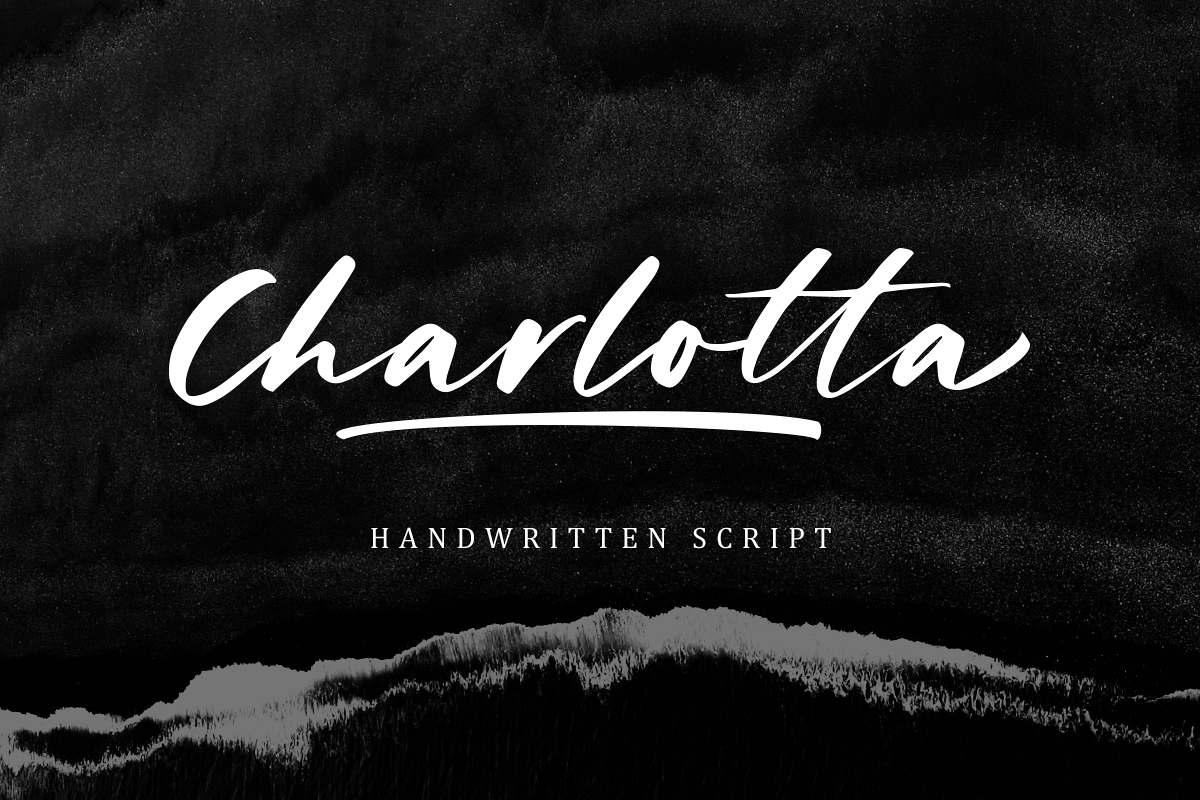 Charlotta - Handwritten Script example image 1