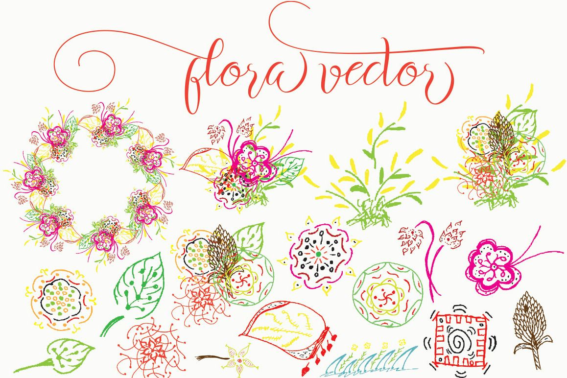 Flora vector example image 1