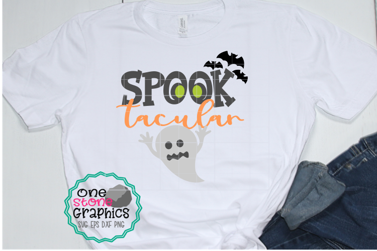 spooktacular svg,halloween svg,ghost svg,kids halloween svg example image 1