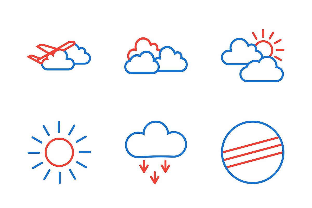 Set Of Weather And Season Icons example image 1
