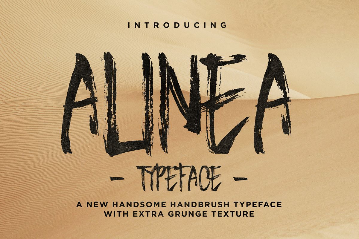 Alinea Typeface example image 1