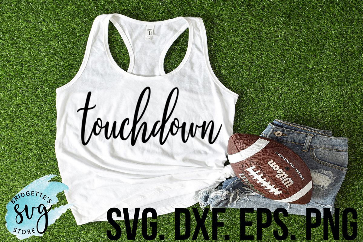 Touchdown SVG DXF EPS PNG File example image 1