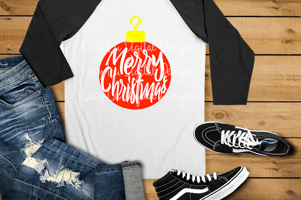 Merry Christmas Ornament example image 1