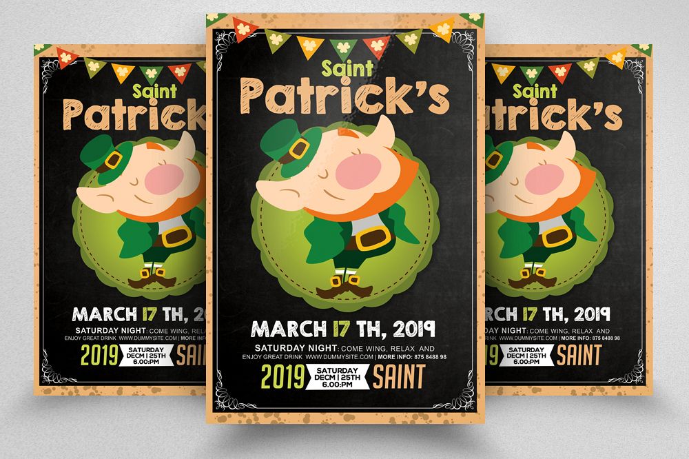 St. Patricks Day Flyer Template example image 1