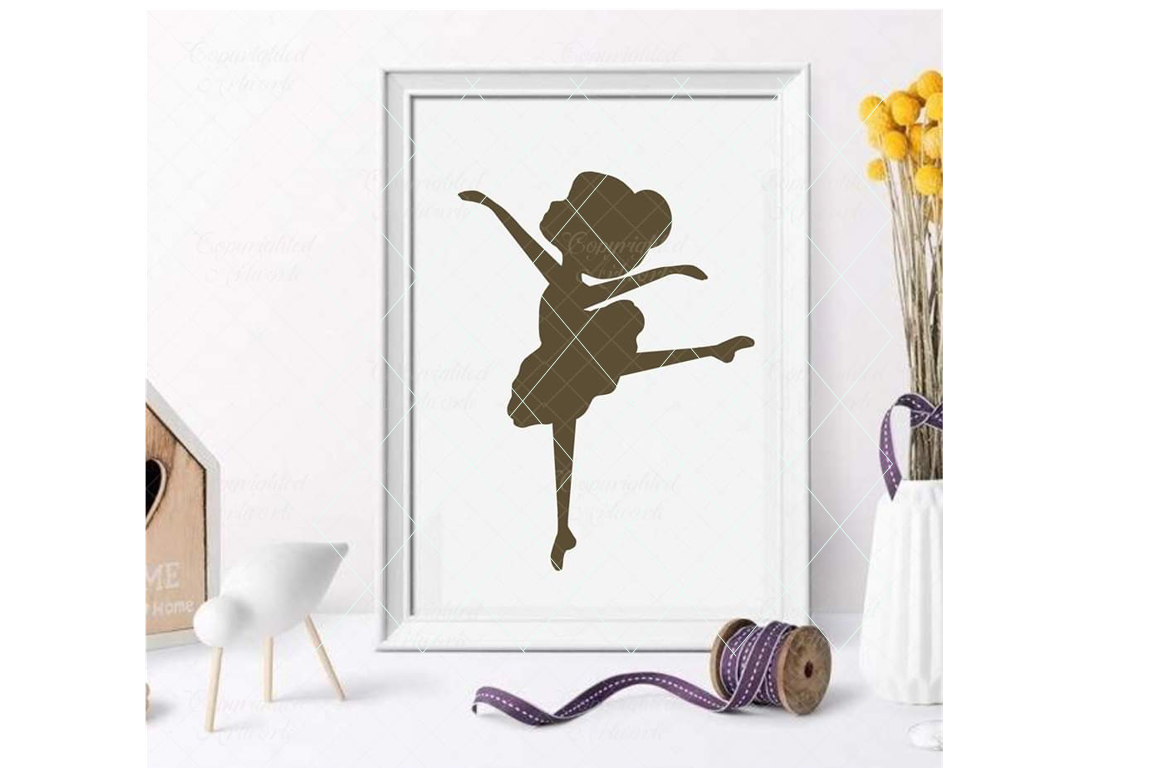 Ballerina svg, little ballerina svg, ballerina cut file example image 1